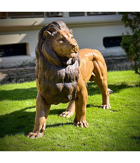 imagem de Escultura Leo Praa da Republica Paris em Bronze 125cm - EBZ392