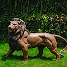 imagem do produto Escultura Le�o Pra�a da Republica Paris em Bronze 125cm - EBZ392 Obra Imponente