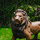 imagem do produto Escultura Le�o Pra�a da Republica Paris em Bronze 125cm - EBZ392 Obra Imponente