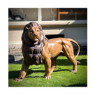 imagem do produto Escultura Le�o Pra�a da Republica Paris em Bronze 125cm - EBZ392