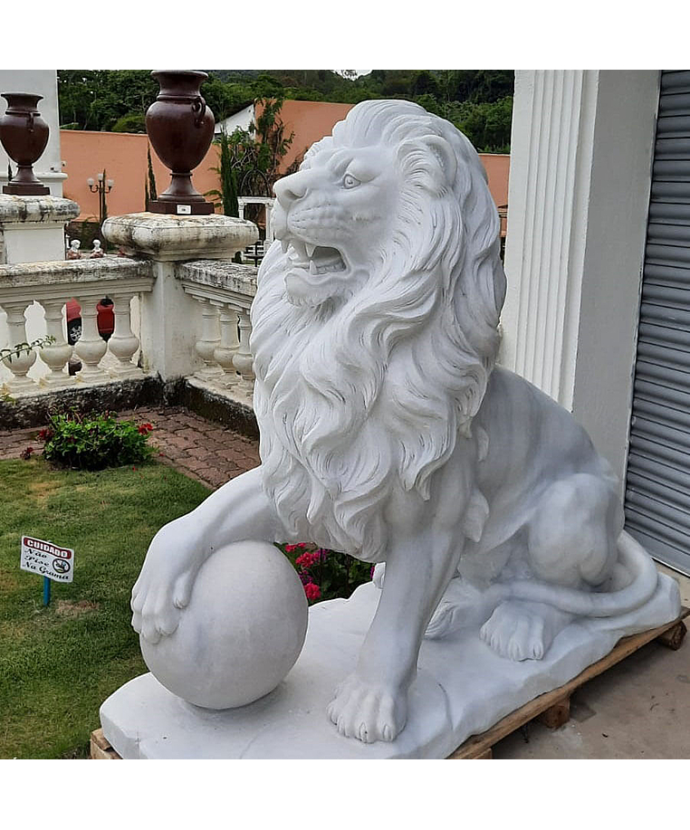 imagem do produto Escultura Le�es do Pal�cio Monroe 145cm EMP489 Impon�ncia e Tradi��o