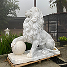 imagem do produto Escultura Le�es do Pal�cio Monroe 145cm EMP489 Impon�ncia e Tradi��o