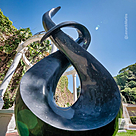 imagem do produto Escultura Linha Cont�nua em M�rmore Preto 170cm EMP725 | Arte de Luxo Quinta DellArte