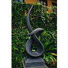 imagem do produto Escultura Linha Cont�nua em M�rmore Preto 170cm EMP725 Arte de Luxo Quinta DellArte