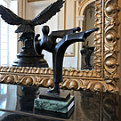 imagem do produto Escultura Lutador by Nick em Bronze 20cm EBZ322 For�a e Express�o Art�stica