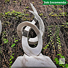 imagem do produto Escultura Lux Pietra M�rmore Branco 150cm - EMP745 Design Escultural
