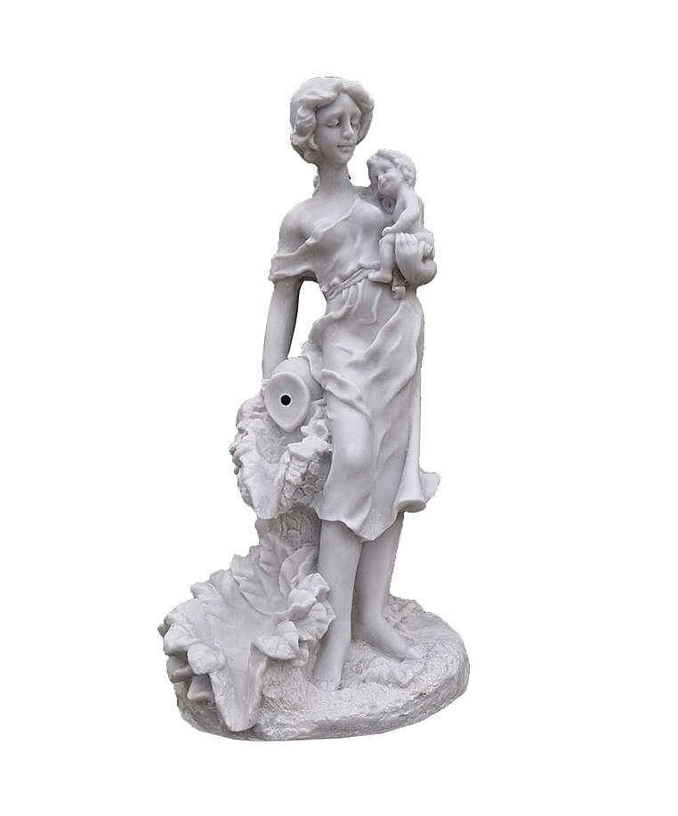 imagem do produto Escultura M�e com Menino no Colo 45cm - EML050