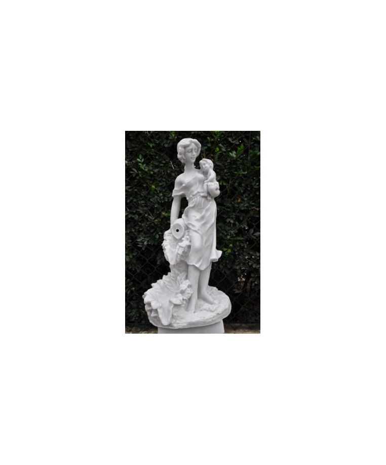 imagem do produto Escultura M�e com Menino no Colo 45cm - EML050