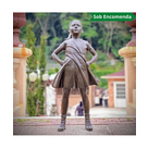 imagem do produto Escultura Menina Destemida em Bronze 130cm - EBZ701 Projetos de Paisagismo