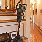 imagem do produto Escultura Merc�rio em Bronze 87cm EBZ574 Movimento e Eleg�ncia