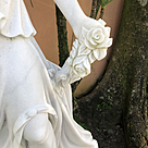 imagem do produto Escultura Mulher com Rosa nas M�os 160cm - EMP458