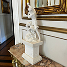 imagem do produto Escultura Netuno em M�rmore Branco 85cm EMP613 Poder e Eleg�ncia Cl�ssica