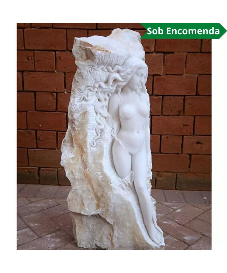 imagem do produto Escultura Ninfa em Alto Relevo 80cm - EMP284
