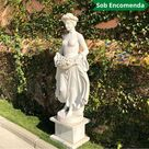 imagem do produto Escultura Ninfa Floral em M�rmore 160cm - EMP469 Design Cl�ssico e Refinado