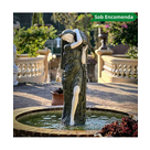 imagem do produto Escultura Ninfa Nereide em M�rmore 160cm - FMP239 Destaque no Jardim