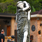imagem do produto Escultura Ninfa Nereide em M�rmore 160cm - FMP239 Destaque no Jardim
