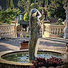 imagem do produto Escultura Ninfa Nereide em M�rmore 160cm - FMP239 Destaque no Jardim