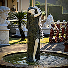 imagem do produto Escultura Ninfa Nereide em M�rmore 160cm - FMP239 Destaque no Jardim