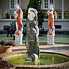 imagem do produto Escultura Ninfa Nereide II em M�rmore 160cm - FMP240 Jardins Sofisticados