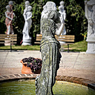 imagem do produto Escultura Ninfa Nereide III em M�rmore 160cm - FMP241 Eleg�ncia Cl�ssica para Projetos de 