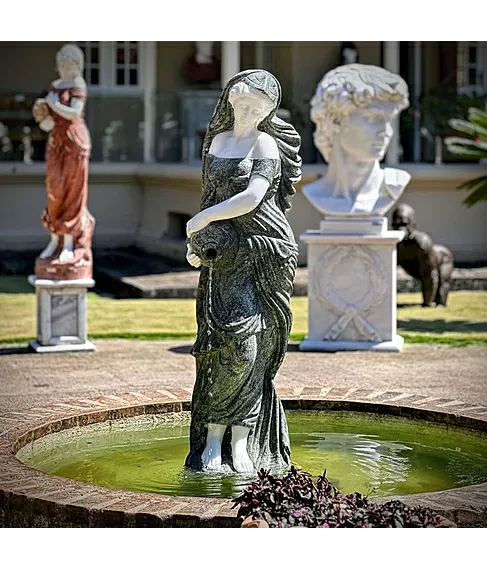 imagem de Escultura Ninfa Nereide IV 160cm - FMP242  Elegância e Sofisticação