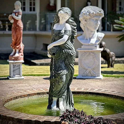 imagem de Escultura Ninfa Nereide IV 160cm - FMP242  Elegância e Sofisticação