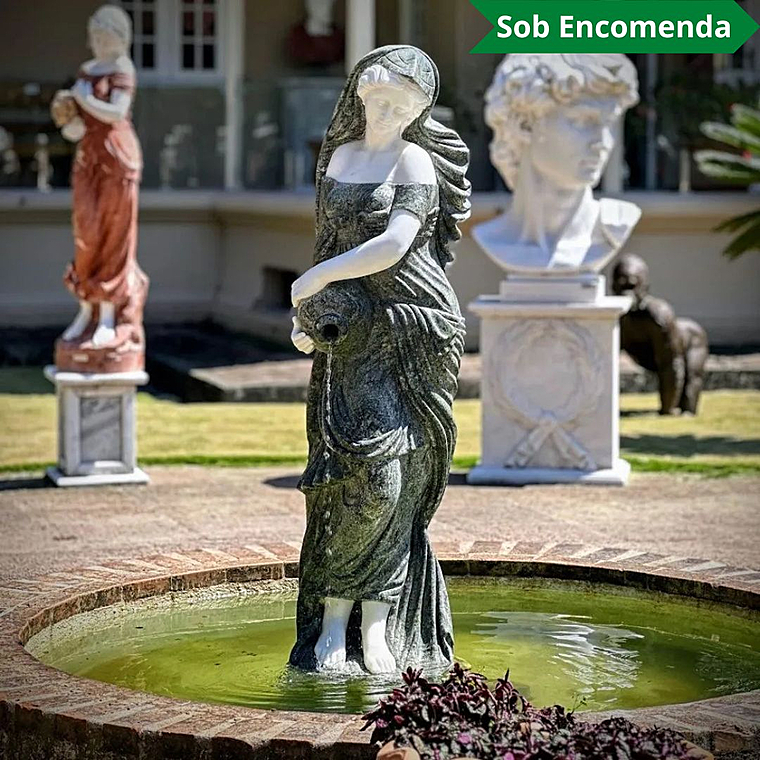 imagem do produto Escultura Ninfa Nereide IV 160cm - FMP242  Eleg�ncia e Sofistica��o