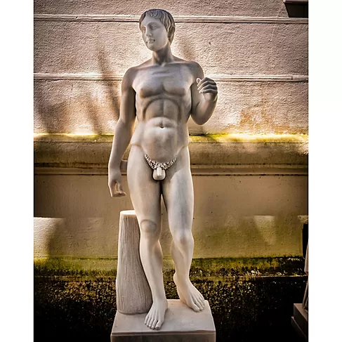 imagem de Escultura o Doriforo 160cm - EMP481 Clássico Grego de Força e Harmonia