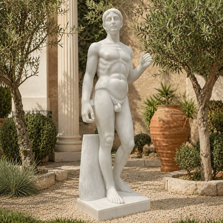 imagem do produto Escultura o Doriforo 160cm - EMP481 Cl�ssico Grego de For�a e Harmonia