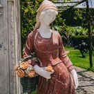 imagem do produto Escultura Outono Par M�rmore Rosso 158cm - EMP393 Eleg�ncia e Arte Cl�ssica