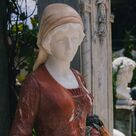 imagem do produto Escultura Outono Par M�rmore Rosso 158cm - EMP393 Eleg�ncia e Arte Cl�ssica