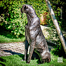 imagem do produto Escultura Par de Guepardos em Bronze 100cm - EBZ719 Paisagismo de Luxo