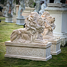 imagem do produto Escultura Par de Le�o Deitado G 100cm - EMP377