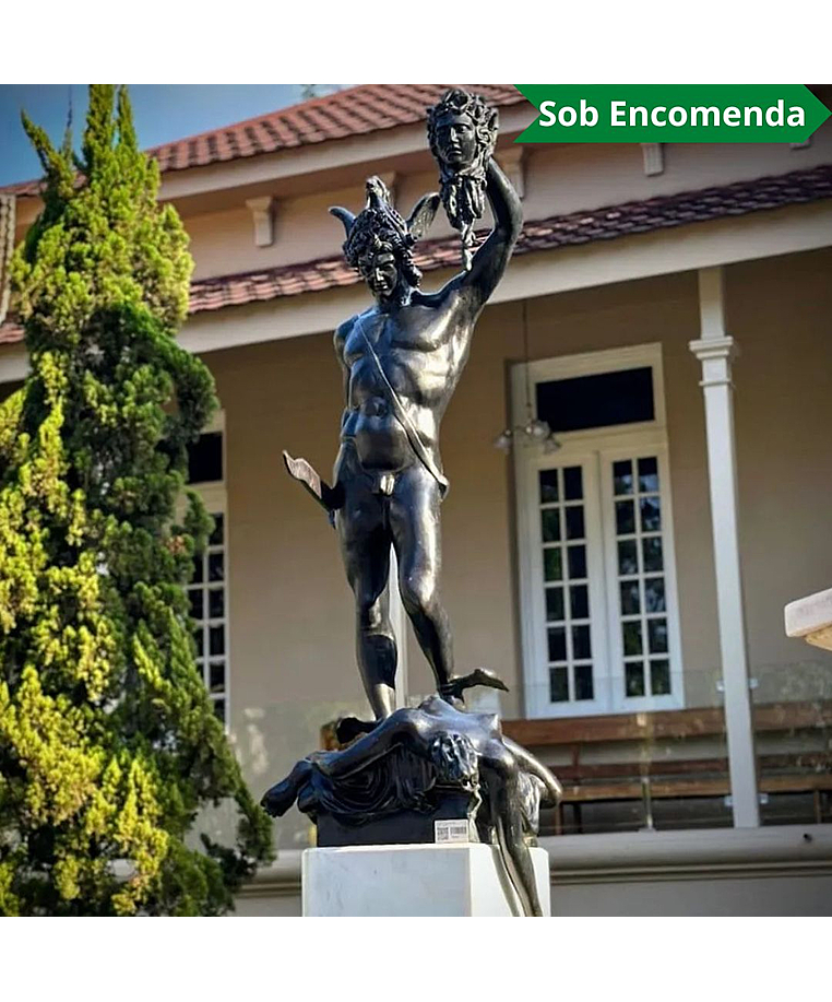 imagem do produto Escultura Perseu com Cabe�a de Medusa 258cm - EBZ581