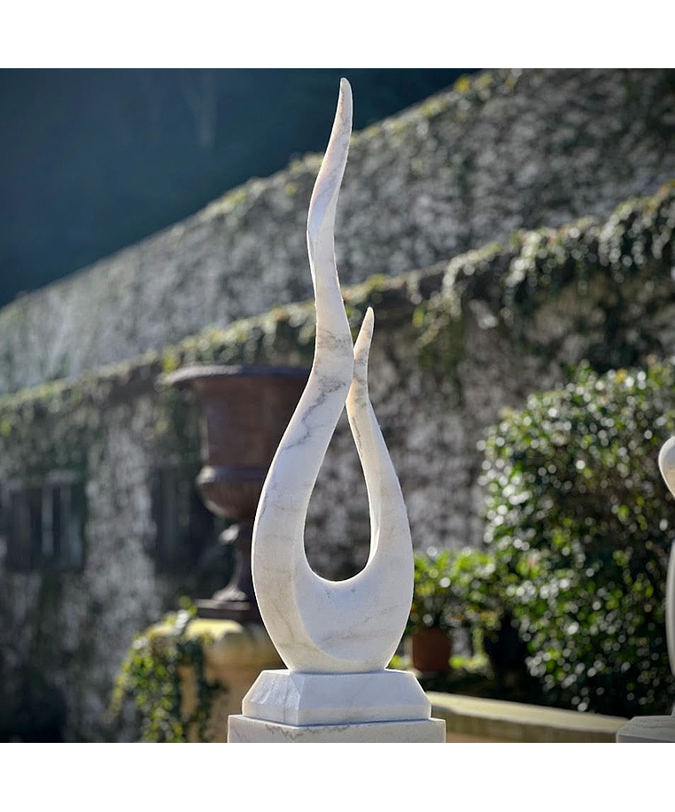 imagem do produto Escultura Ponta da Eternidade M�rmore Branco 150cm - EMP741 Arte Contempor�nea 