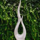 imagem do produto Escultura Ponta da Eternidade M�rmore Branco 150cm - EMP741 Arte Contempor�nea 
