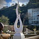 imagem do produto Escultura Ponta da Eternidade M�rmore Branco 150cm - EMP741