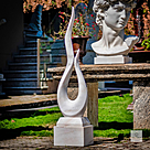 imagem do produto Escultura Ponta da Eternidade M�rmore Branco 150cm - EMP741