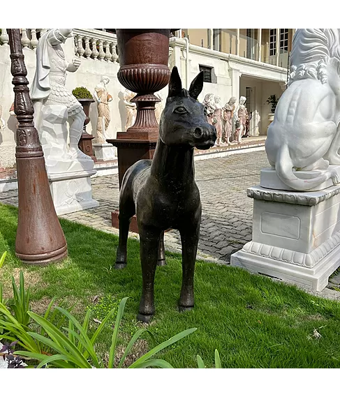 imagem de Escultura Potro de Bronze 120cm - VRBZ331