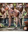 imagem do produto Escultura Potro em Ferro Fundido 121cm VRFF242 Movimento e Eleg�ncia