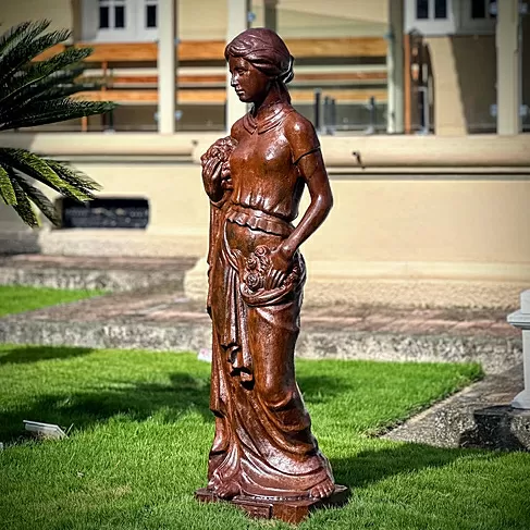 imagem de Escultura Primavera de Ferro Fundido 170cm - EF385 Elegância Clássica