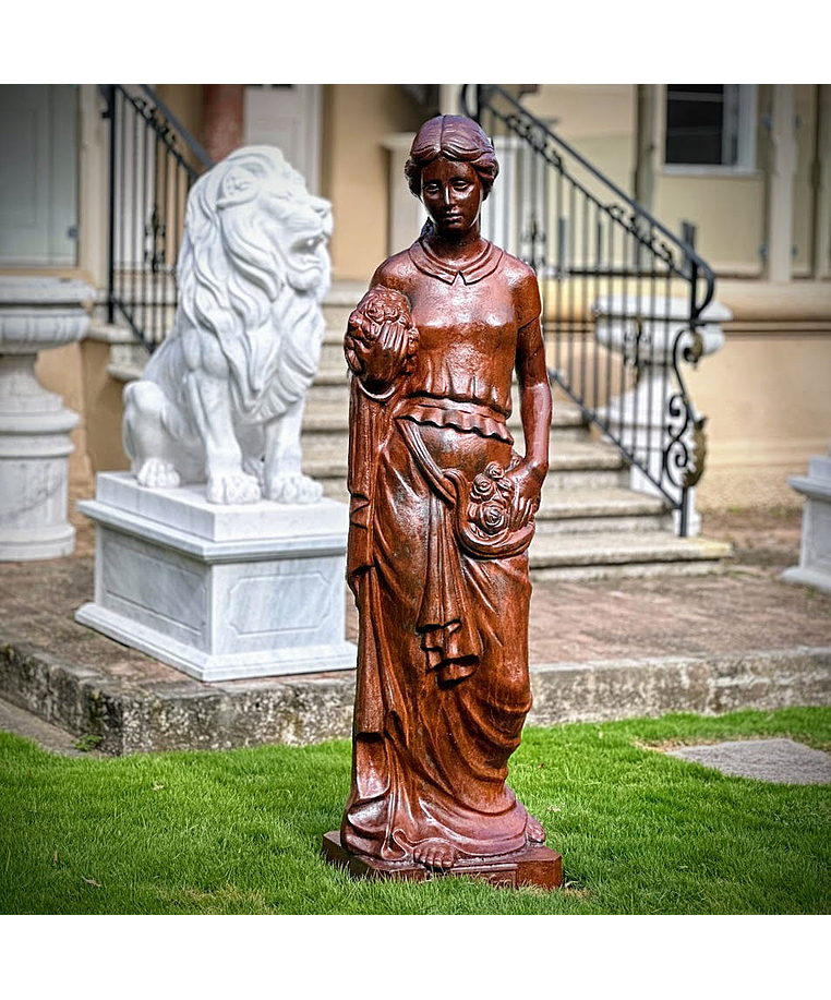 imagem do produto Escultura Primavera de Ferro Fundido 170cm - EF385 Eleg�ncia Cl�ssica