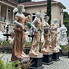 imagem do produto Escultura Quatro Esta��es do Ano Rosa 160cm - EMP426 Destaque Escultural para Jardim