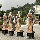 imagem do produto Escultura Quatro Esta��es do Ano Rosa 160cm - EMP426 Destaque Escultural para Jardim