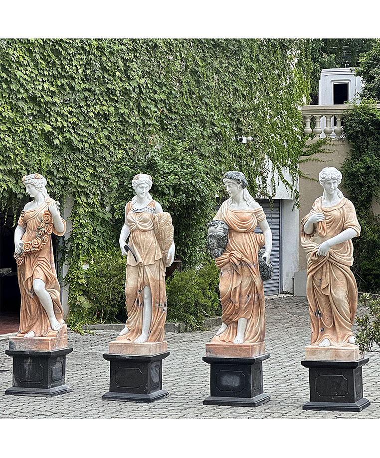 imagem do produto Escultura Quatro Esta��es do Ano Rosa 160cm - EMP426