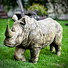 imagem do produto Escultura Rinoceronte em Bronze 130cm EBZ613 Impon�ncia e For�a