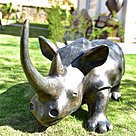 imagem do produto Escultura Rinoceronte em Bronze 48cm EBZ513 For�a e Eleg�ncia