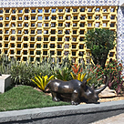 imagem do produto Escultura Rinoceronte em Bronze 48cm EBZ513 For�a e Eleg�ncia