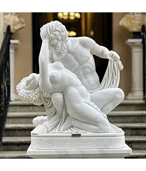 imagem de Escultura Sátiro e Ninfa 155cm - EMP580 Obra Artística