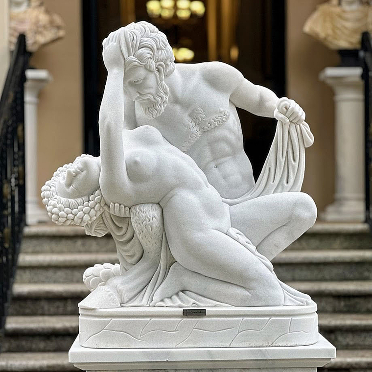 imagem do produto Escultura S�tiro e Ninfa 155cm - EMP580 Obra Art�stica